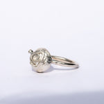 sphere silver ring