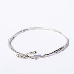 sterling silver interlocking bracelet