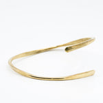 Brass bangle forged flatten
