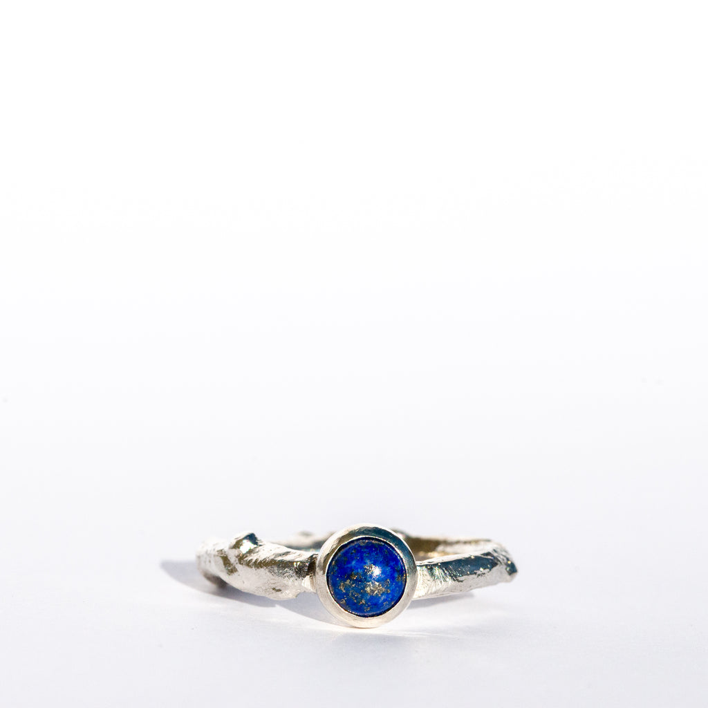 lapis lazuli silver ring