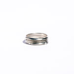three triangle shaped thin rings