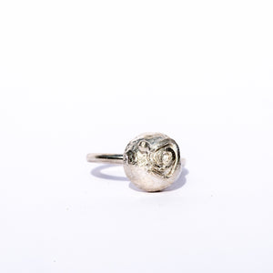 sphere silver ring