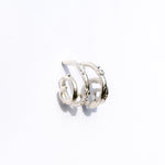 coned spiral earrings